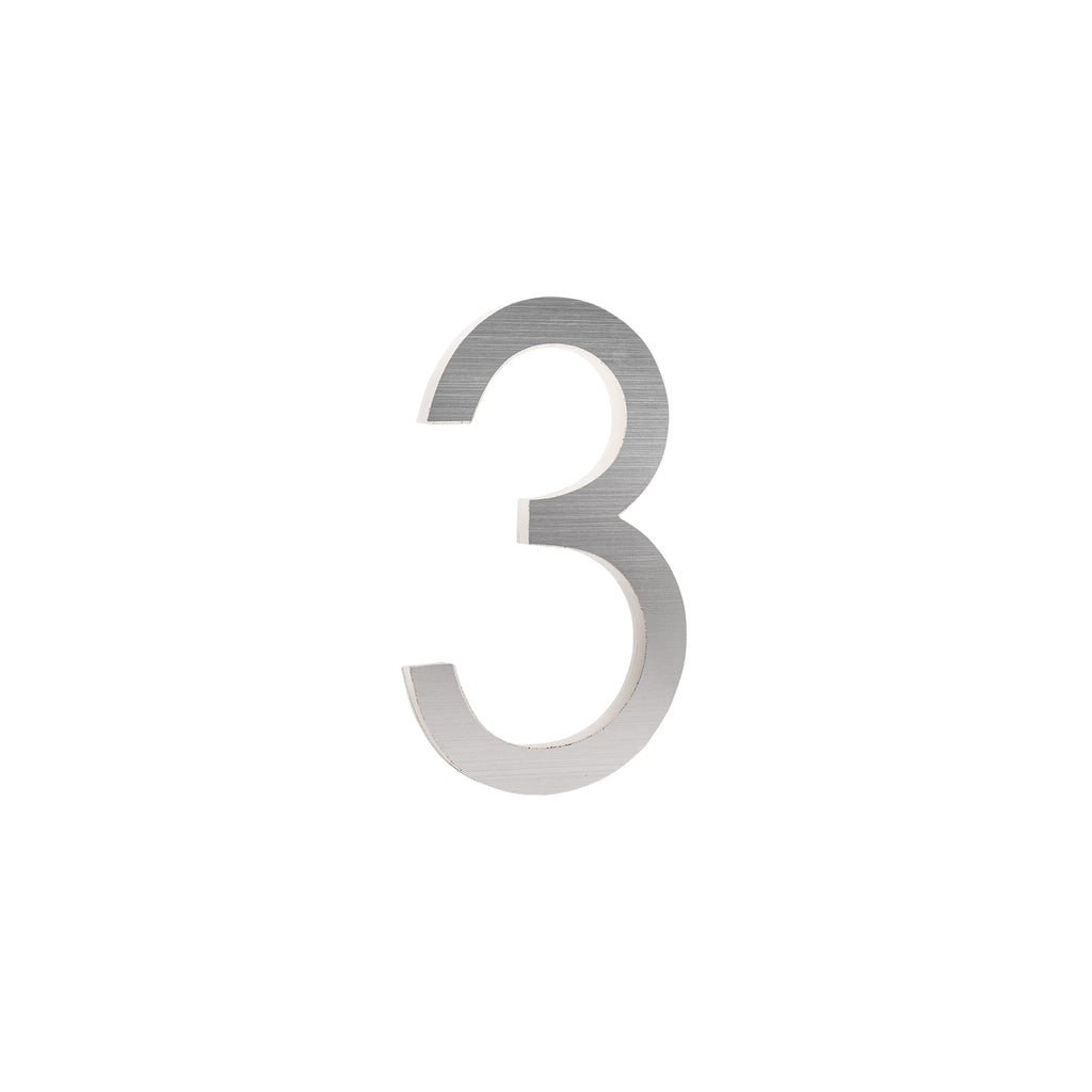 Modern Acrylic 3D Address Numbers with Glowing Edges