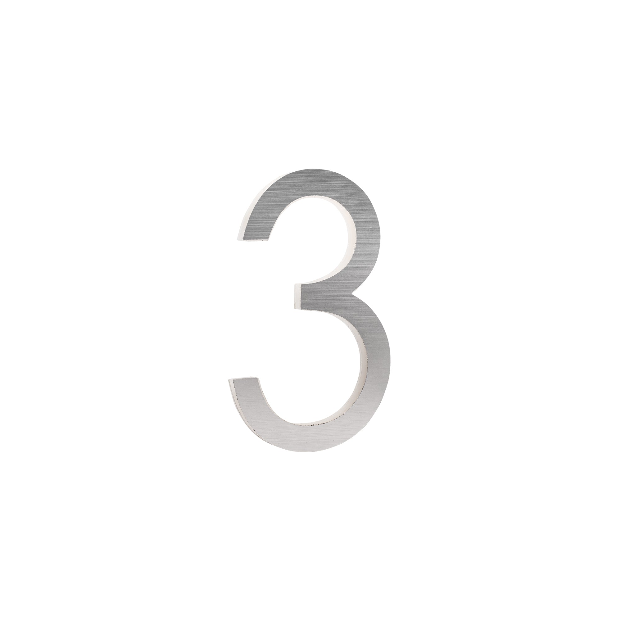 Modern Acrylic 3D Address Numbers with Glowing Edges